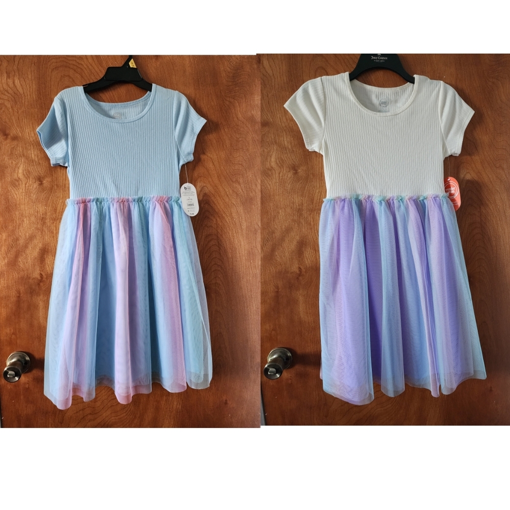 Blue Casual Dress with Floral Print and Soft Fabric